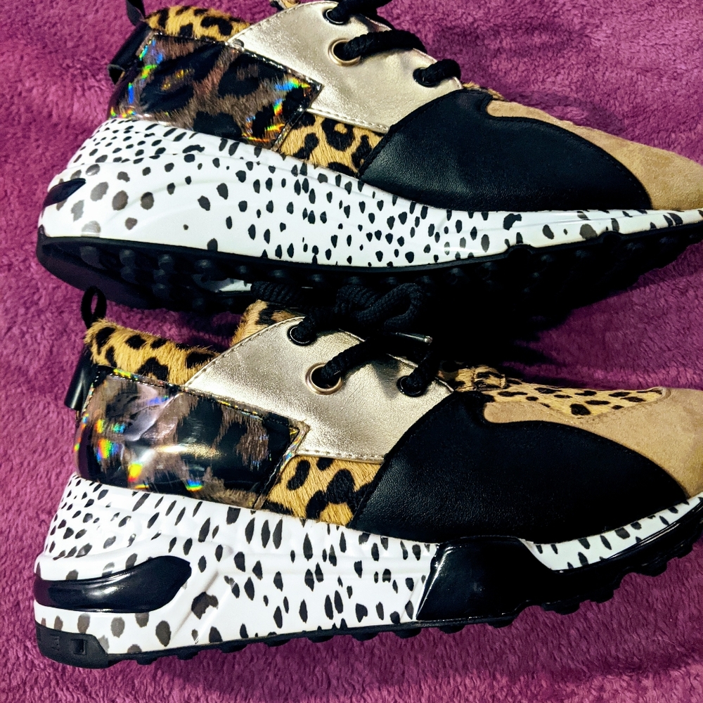 Steve Madden Cliff Leopard Sneakers